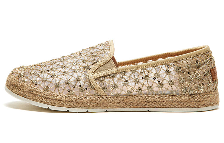 Joy&Mario Fabric Casual Shoes Women's Gold