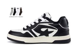 PCLP Casual Skate Shoes Unisex Panda Black White