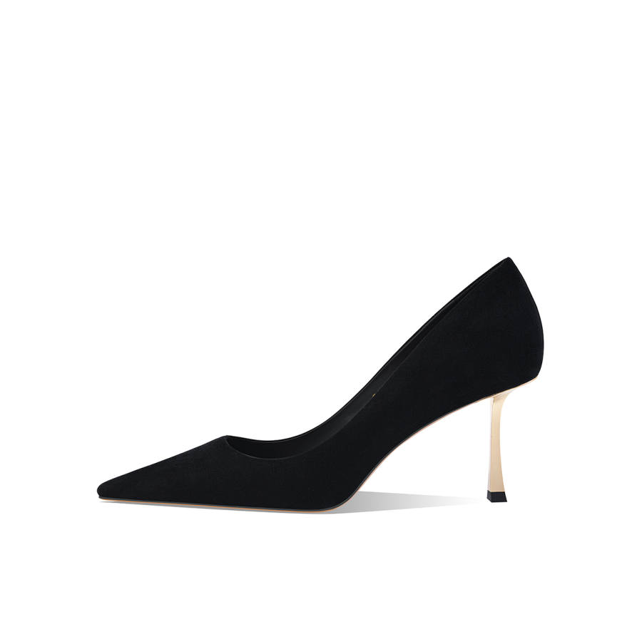 Shesrim Slim Heel High Heels 7.5cm Women's Black