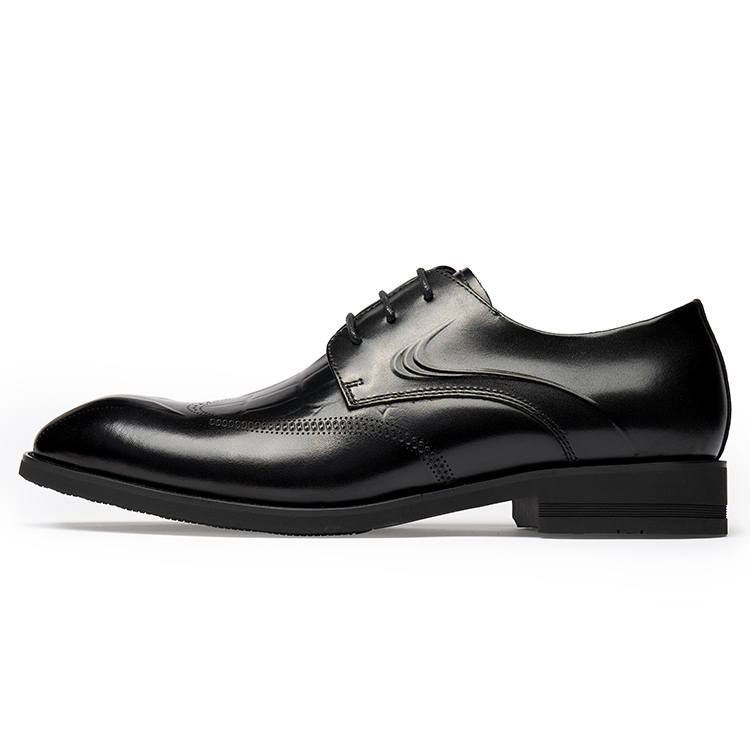LAORENTOU Dress Shoes Men's Low Top Black/Brown