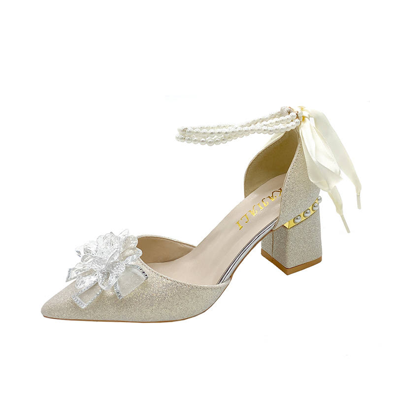 Alxnan Pu Chunky Heel High Heels Women's