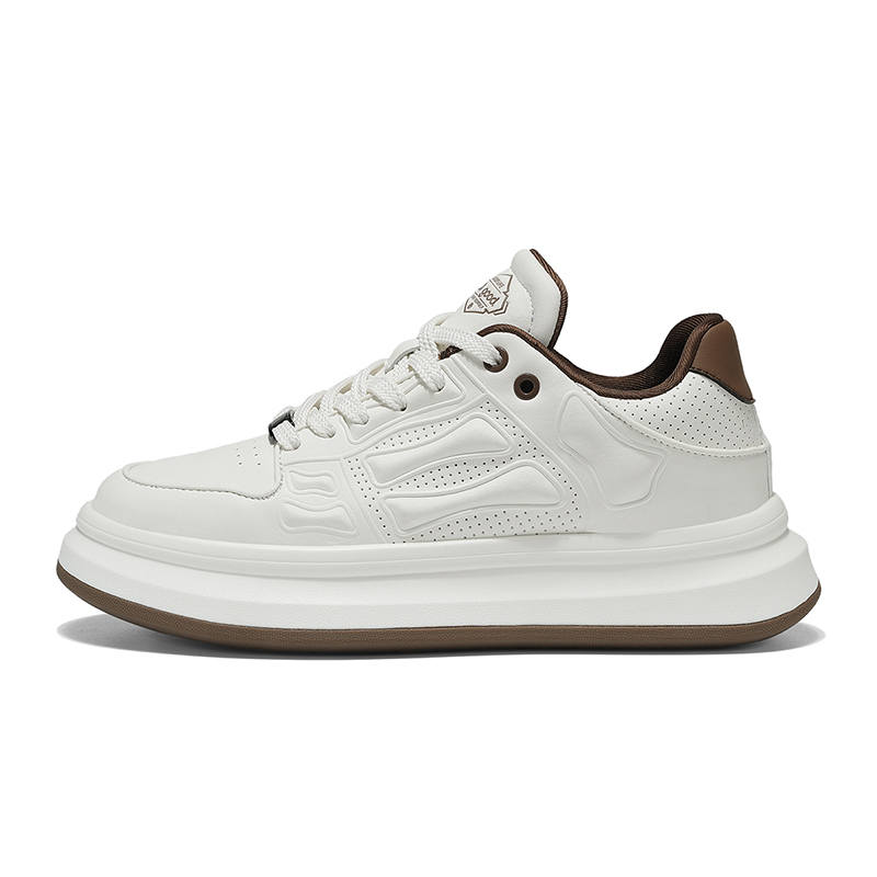 HLA Microfiber Leather Breathable Height Increasing Low top Skateboard Shoes Men's