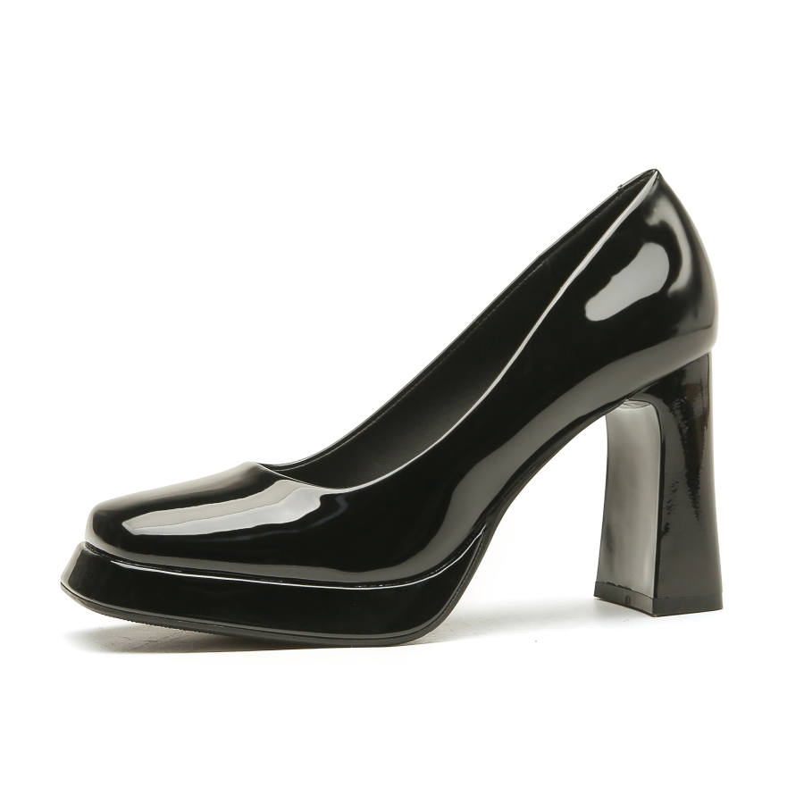 Zubumei Chunky Heel High Heels 8cm Women's