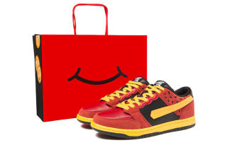 Vandy The Pink Burger Sneakers Trendy Stylish Skateboarding Shoes Men's Black Red