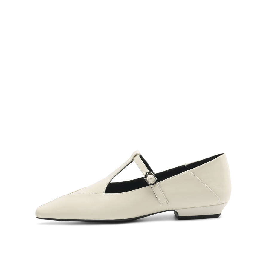 Rosa Bianca Top Grain Cow Leather Mary Jane Shoes Women's
