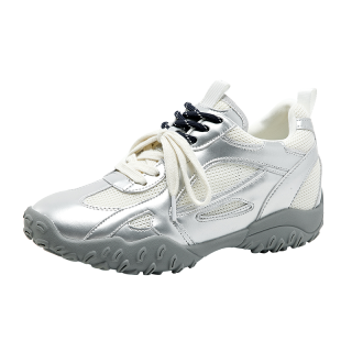 QINGZHUHU Cow Split Leather Low top Casual Shoes Women's