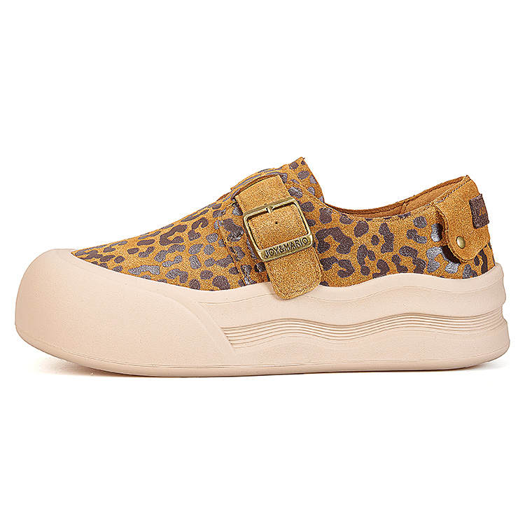 Joy&Mario Synthetic Leather Height Increasing Low top Casual Shoes Women's