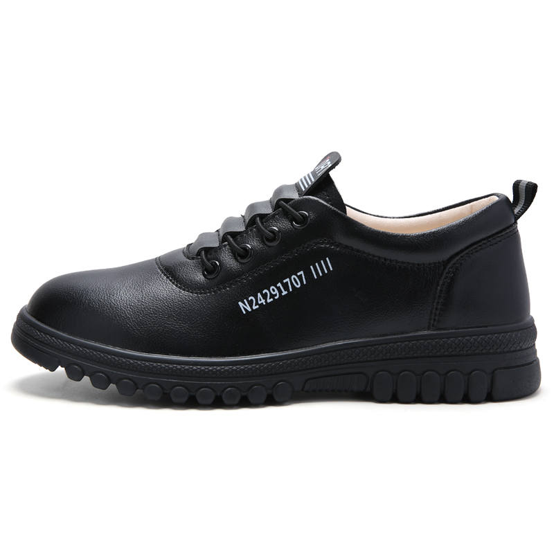 Reivantix Reivanti Cow Split Leather Casual Shoes Women's Black