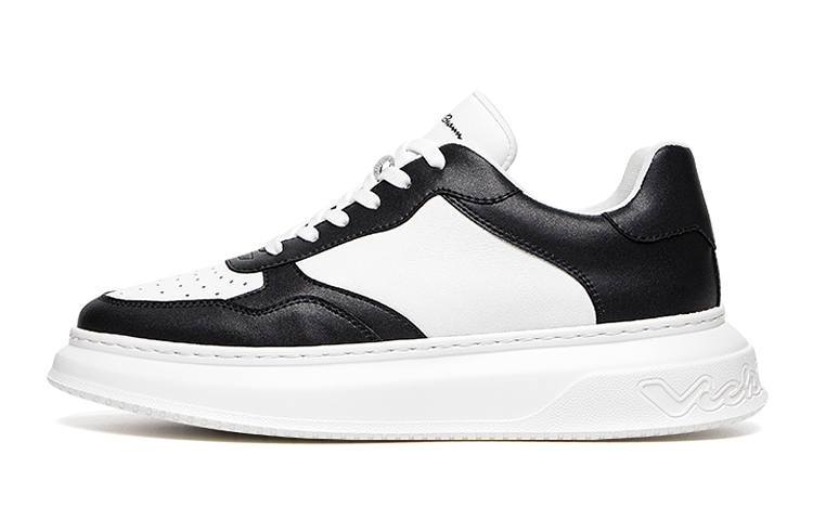 VICKI BROWN Cow Leather Stylish Skateboarding Shoes Men's