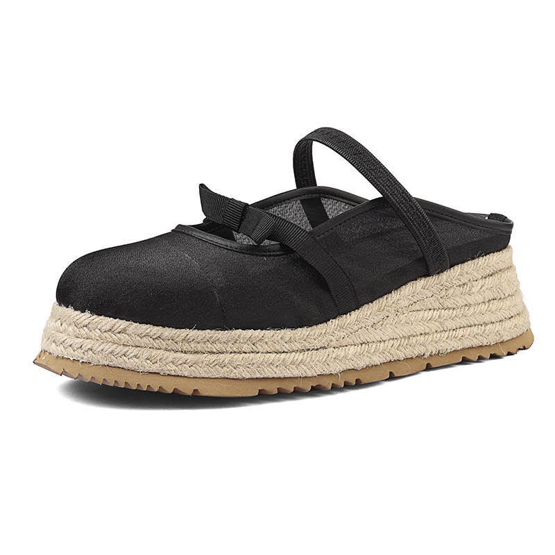 SUYANJIAO Abrasion Resistant Quiet Closed Toe Slippers Women's