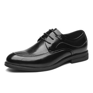 KACHILANG Dress Shoes Men's Low Top Black/Brown