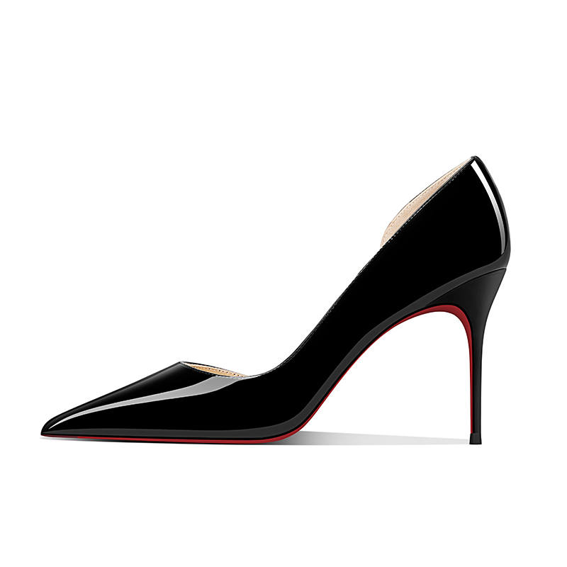 TAOLEI Pu Slim Heel High Heels Women's