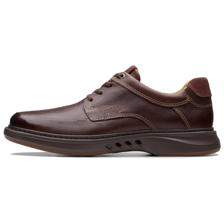 Clarks Leather Casual Shoes Men's Brown
