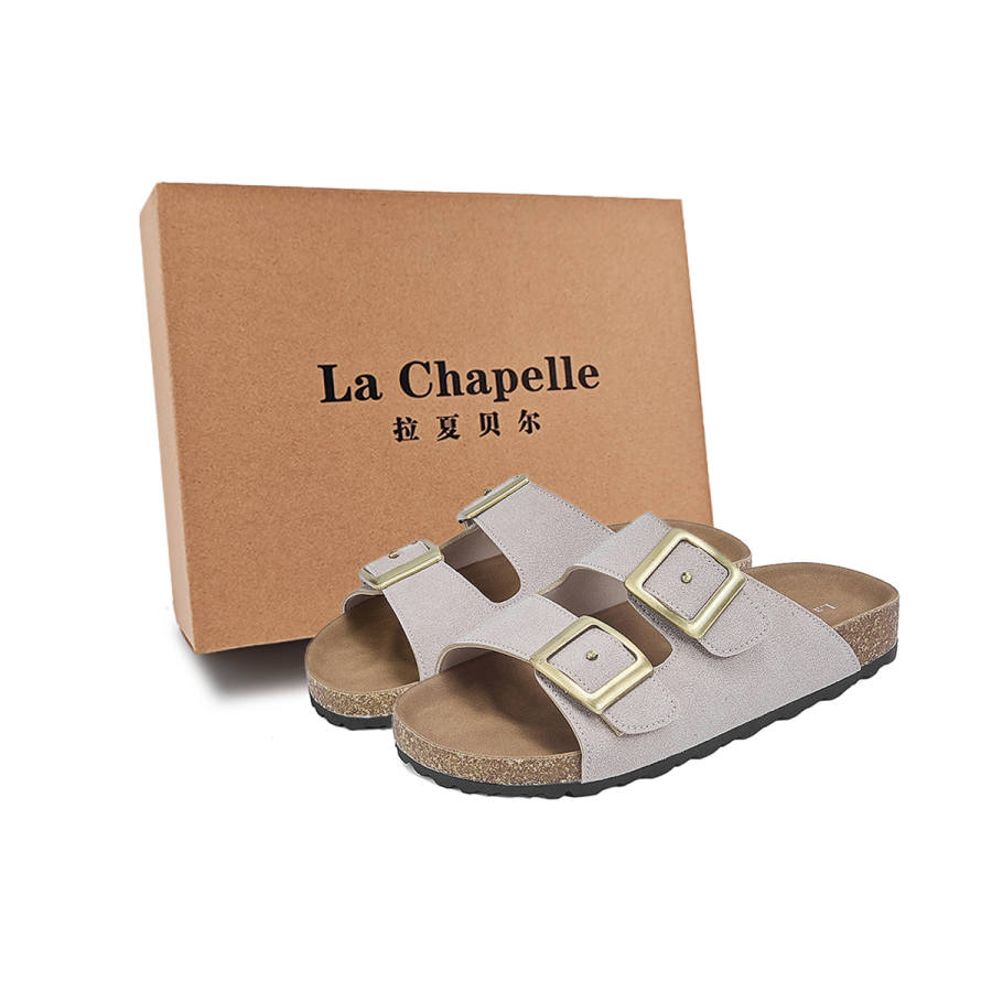 La Chapelle Slide Slippers Women's Beige