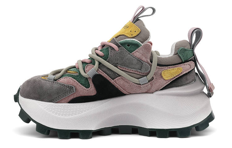 Mr.shang Anti-Slip Wear-Resistant Breathable Lightweight Height Increasing Warm Low-Top Chunky Sneakers Women's