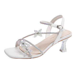 AJPAP Pu One Strap Sandals Women's