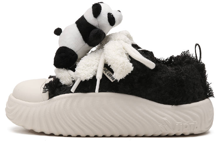 URTA Bear Run Collection Fabric Low top Casual Shoes Women's Black