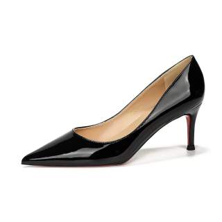MIZAIJIA Patent Leather Slim Heel High Heels Women's