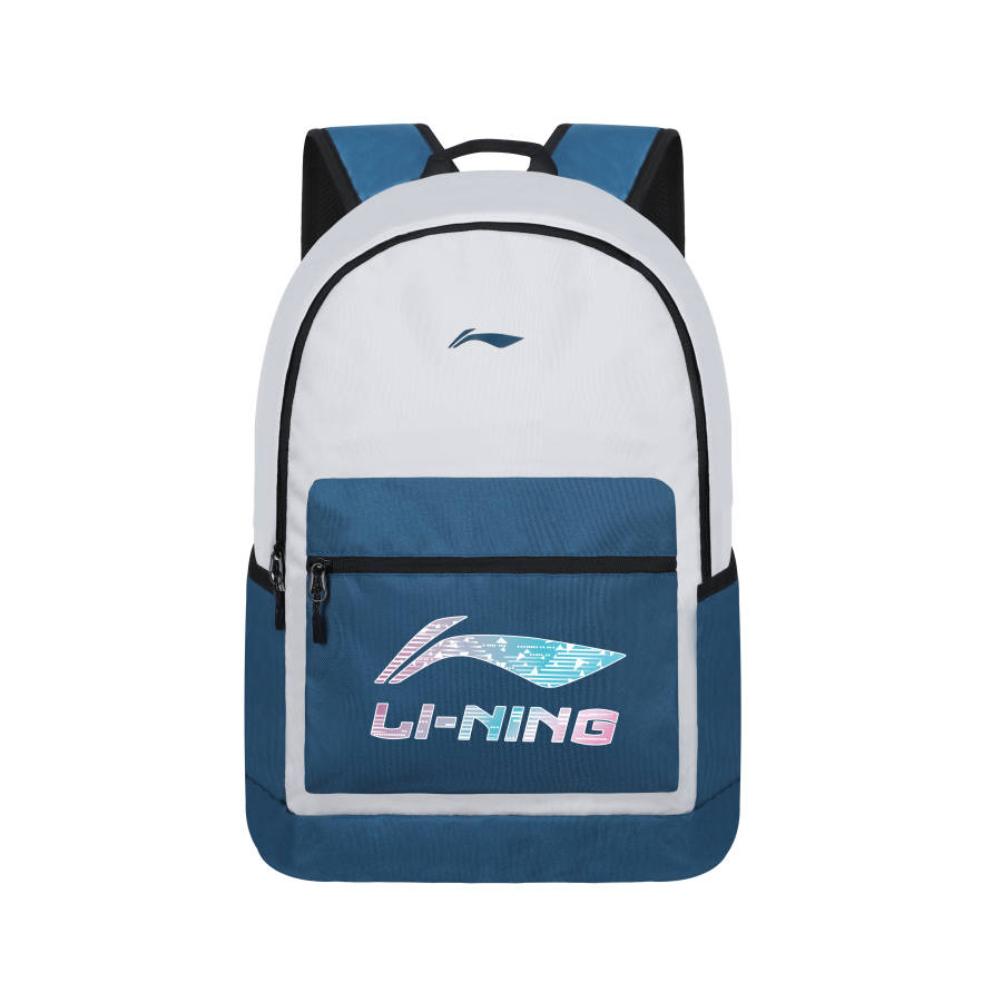 Li-Ning Li Ning Polyester Backpack Unisex Blue White