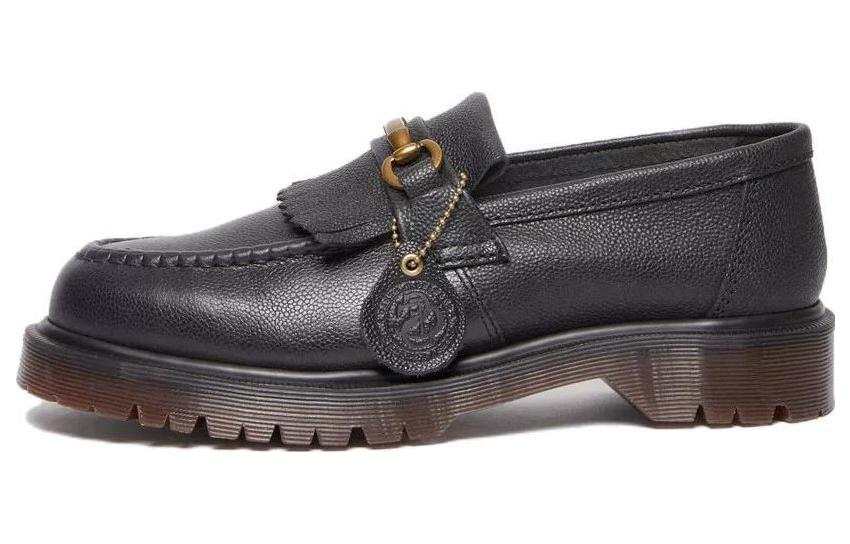 Dr.Martens Leather Low top Casual Shoes Unisex Black