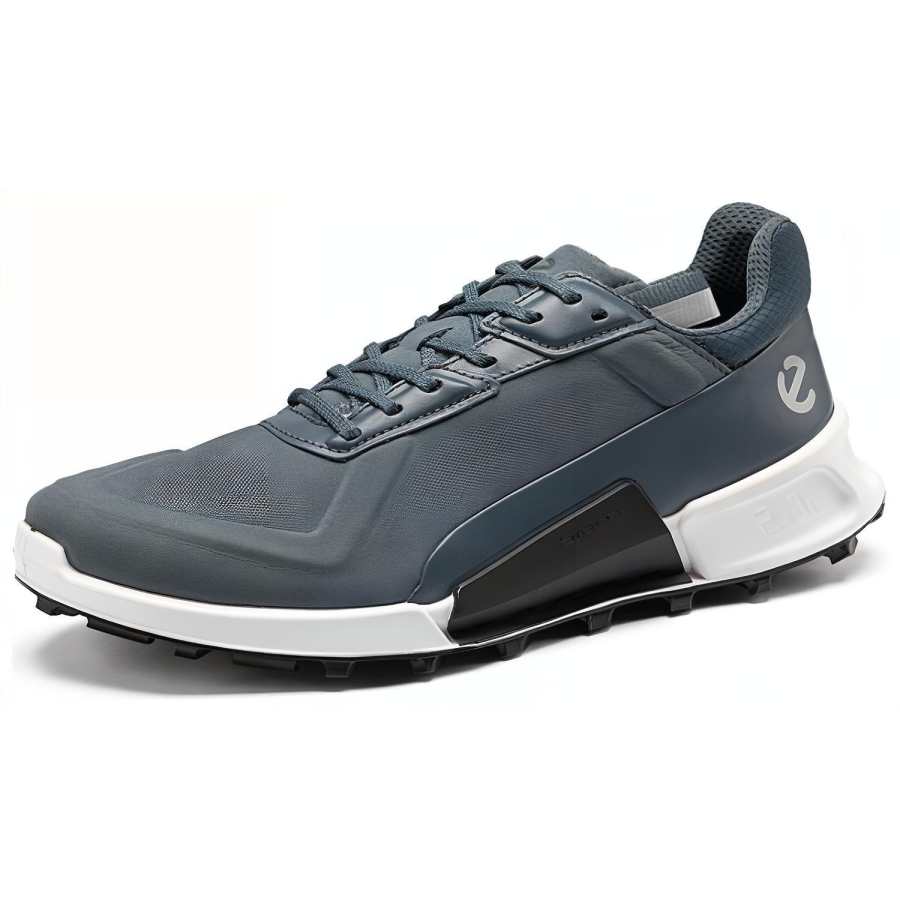 Ecco Ecco Cow Leather Low top Hiking Shoes Men's Blue Gray