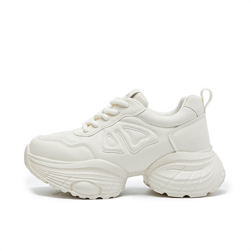 KEKAFU Synthetic Leather Low top Chunky Sneakers Women's