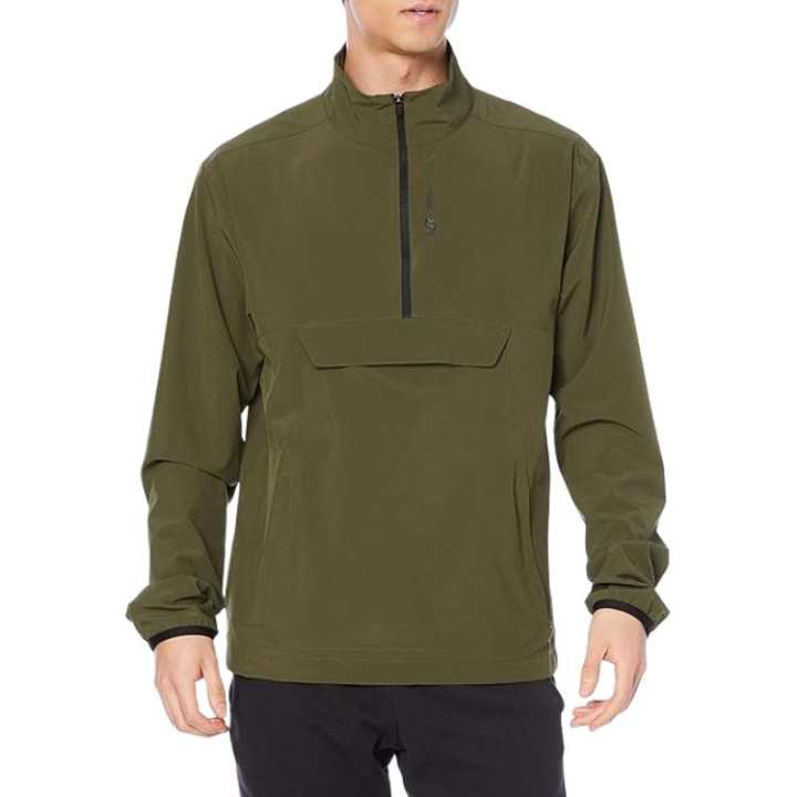 New Balance New Balance Sweatshirts Men's Oak Leaf Green Stand Collar Moderate