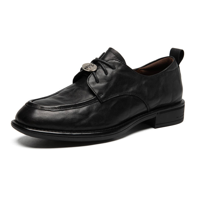 ZHR Top Grain Cow Leather Casual Shoes Women's