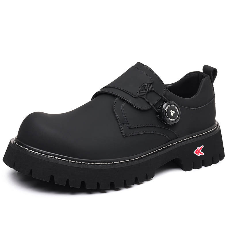 ZANSITE Microfiber Leather Casual Leather Shoes Men's Black