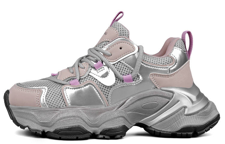 JIANGBANG Low top Chunky Sneakers Women's