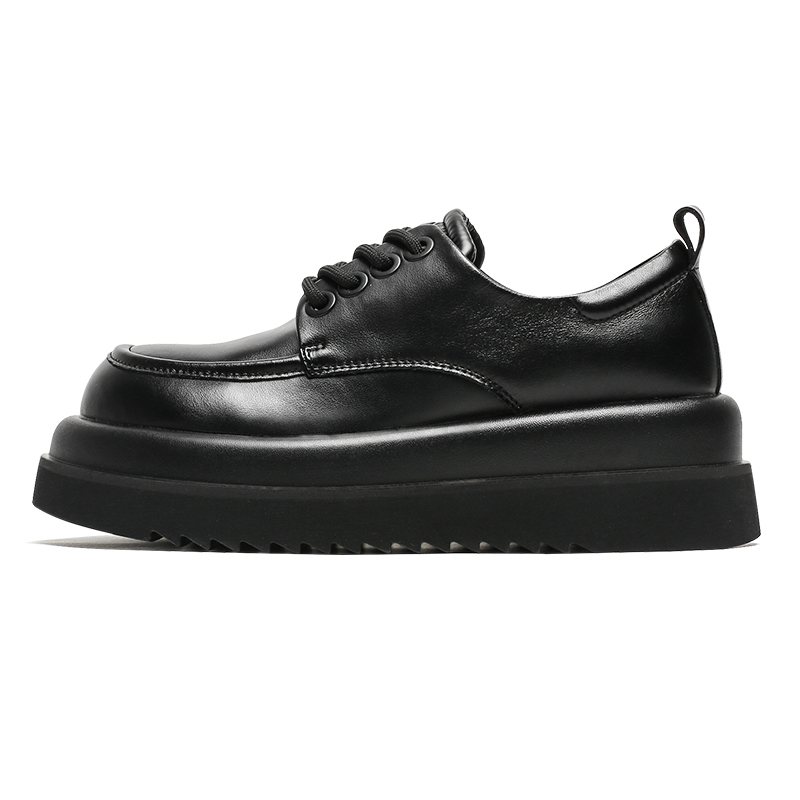 BOJUEMAO Cow Split Leather Casual Shoes Women's