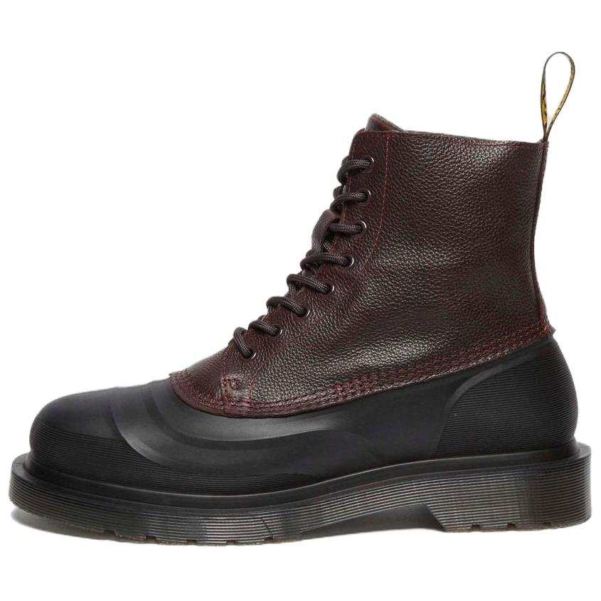 Dr.Martens Dr.Martens 1460 Leather Short Combat Boots Unisex Red Black