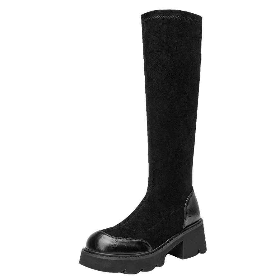 GUDIANFENGDU Knee high Boots 5.5cm Women's