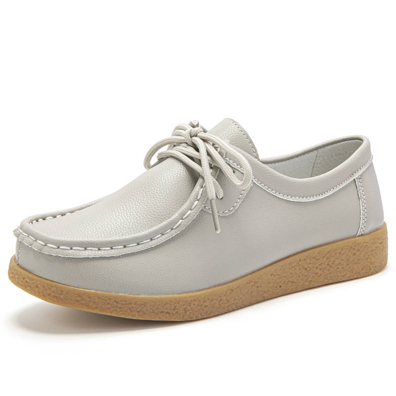 Reivantix Reivanti Microfiber Leather Casual Shoes Women's Gray