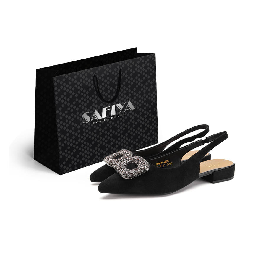 SAFIYA Safiya One Strap Sandals Women's Black