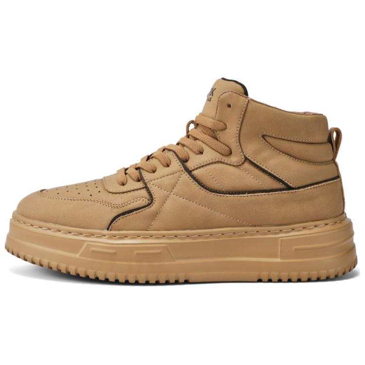 FAIRWHALE Cow Leather High top Minimalist Style Versatile Students Individual Design Air Force 1 Men's