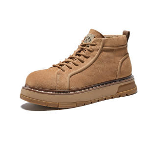 Hautton Jeans Fashion Comfortable And Trendy Fleece Lined Snow Boots Men's