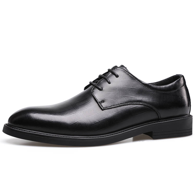 Poitulas Poitulas Microfiber Leather Dress Shoes Men's Black