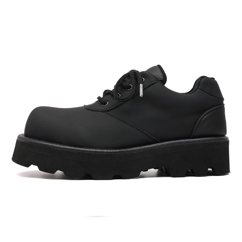 KAQIAODI Microfiber Leather Casual Shoes Men's Black