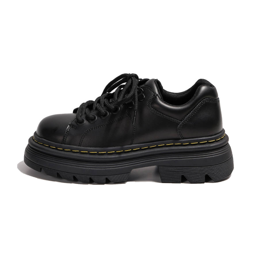 BOJUEMAO Cow Split Leather Casual Shoes Women's
