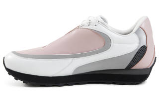 CONP Top Grain Cow Leather Low top Casual Shoes Unisex White Gray Pink