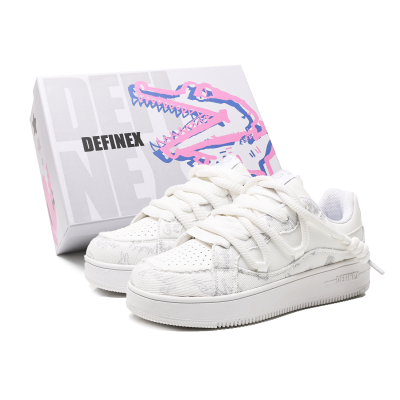DEFINEX Thick Hemp Rope Lace Up Thermal Waterproof Abrasion Resistant Height Increasing Moisture Wicking