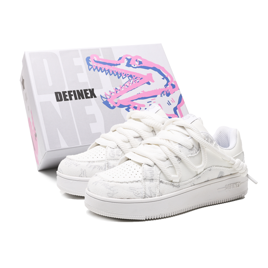 DEFINEX Thick Hemp Rope Lace Up Thermal Waterproof Abrasion Resistant Height Increasing Moisture Wicking