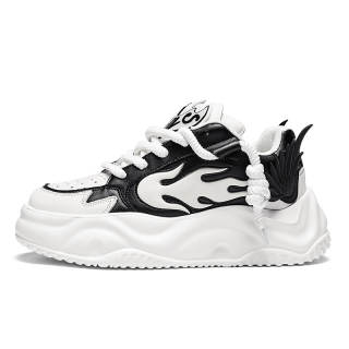 HUABANGONGYUAN Low top Puffy Skateboard Shoes Unisex