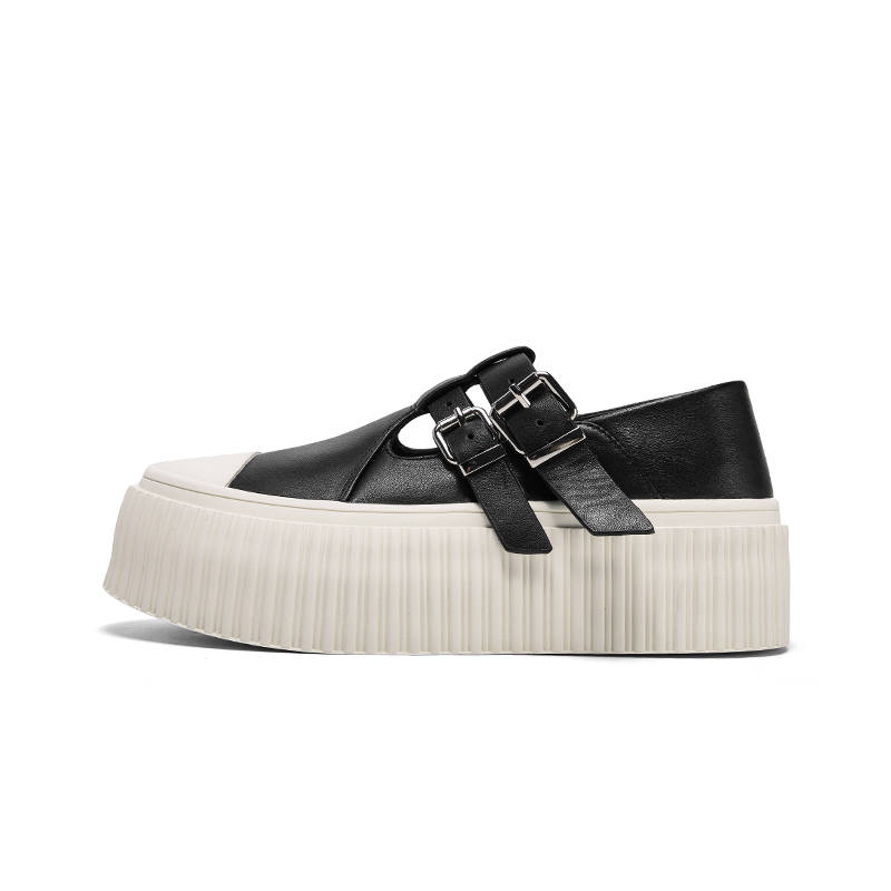 CHERYKALLY Cow Leather Abrasion Resistant Breathable Lightweight Height Increasing