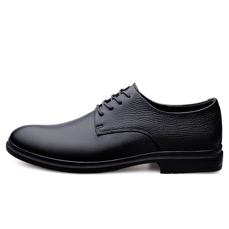 YIMINU Dress Shoes Men's Low Top Black