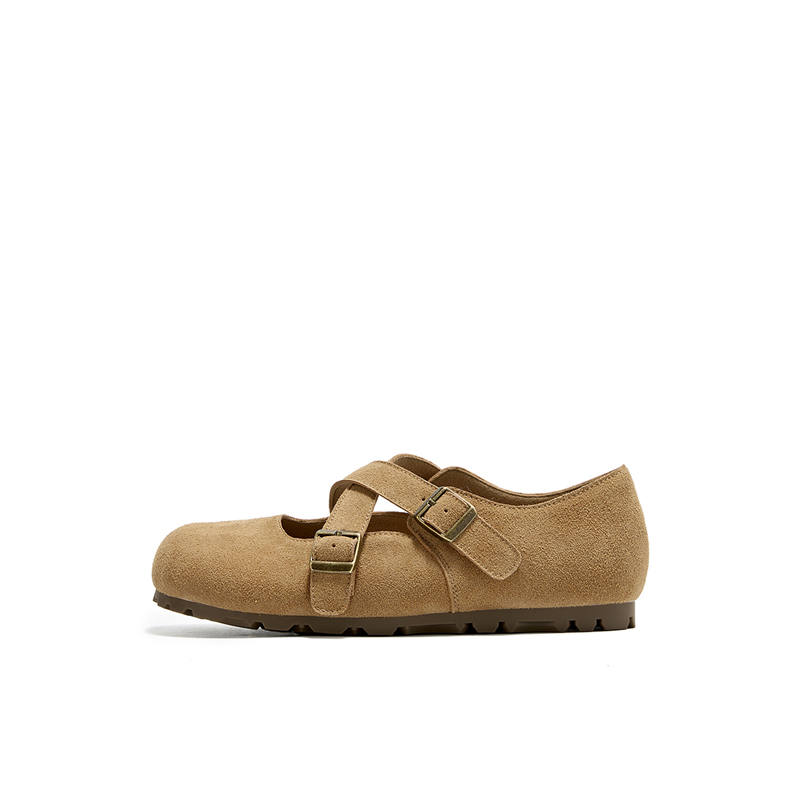 KEKAFU Artificial Leather Flat Mary Jane Shoes 1.3cm Women's