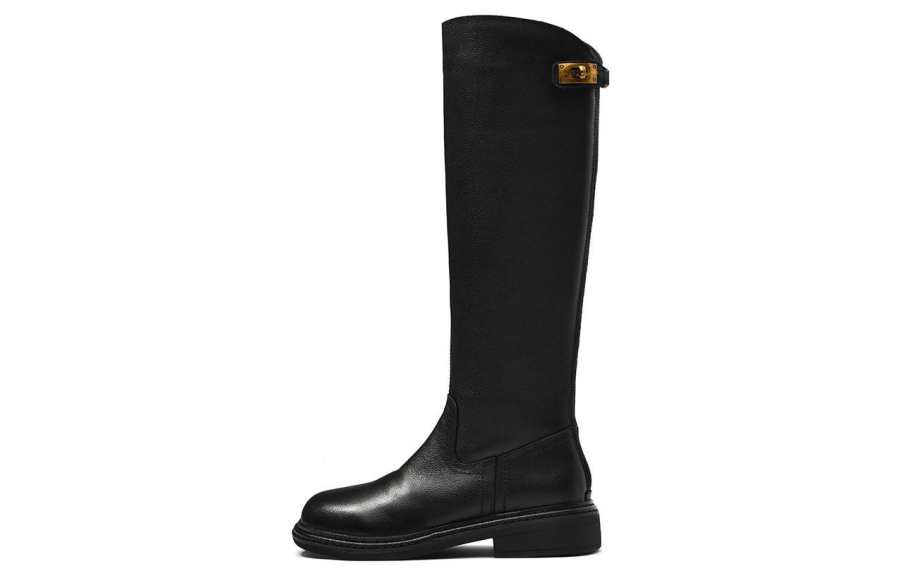 CAMEIDO Knee high Boots Women's Black