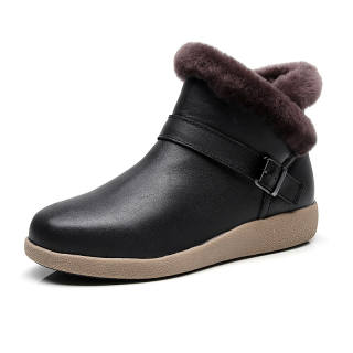 GUOLUOFEI Ankle Boots Women's Black