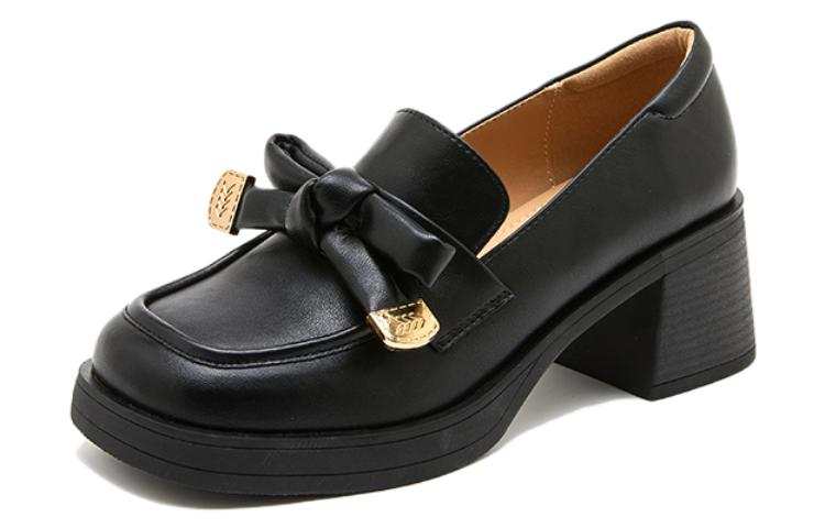 KEKAFU Pu Chunky Heel High Heels 6CM Women's